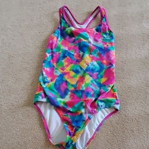 A one-piece Speedo Swimsuit
